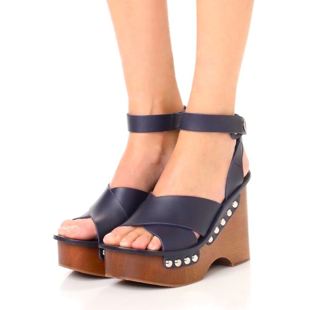 Rag & Bone Hester Platform Wedge Retro Sandals - image 3